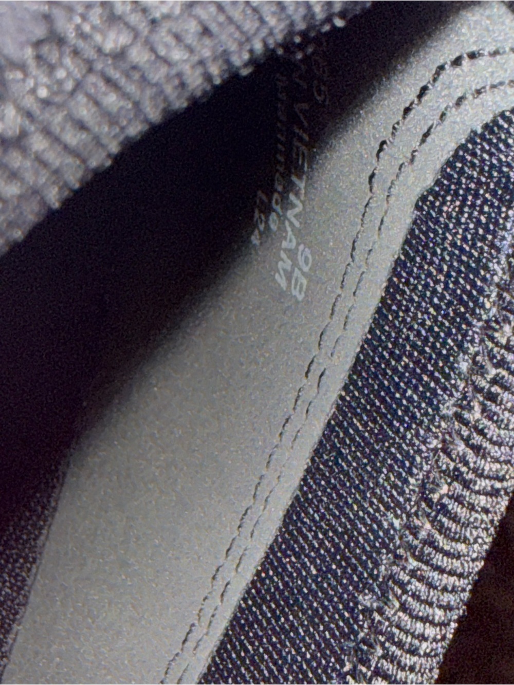 Cole Haan Black Sneakers with Cream Sole and Lilac Heel Tab - Picture 6 of 8